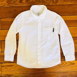 Polarn O. Pyret Classic White Button Down Shirt